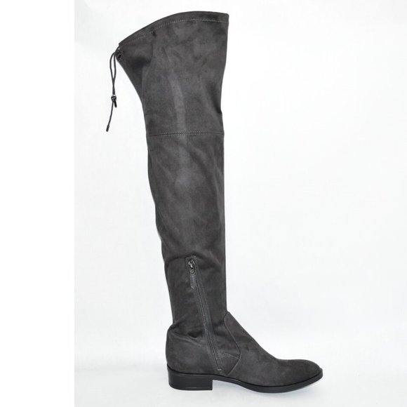 Sam Edelman 'Paloma' Sz 8.5 Over-the-Knee Gray Suede Boots OTK T3 - Picture 2 of 6